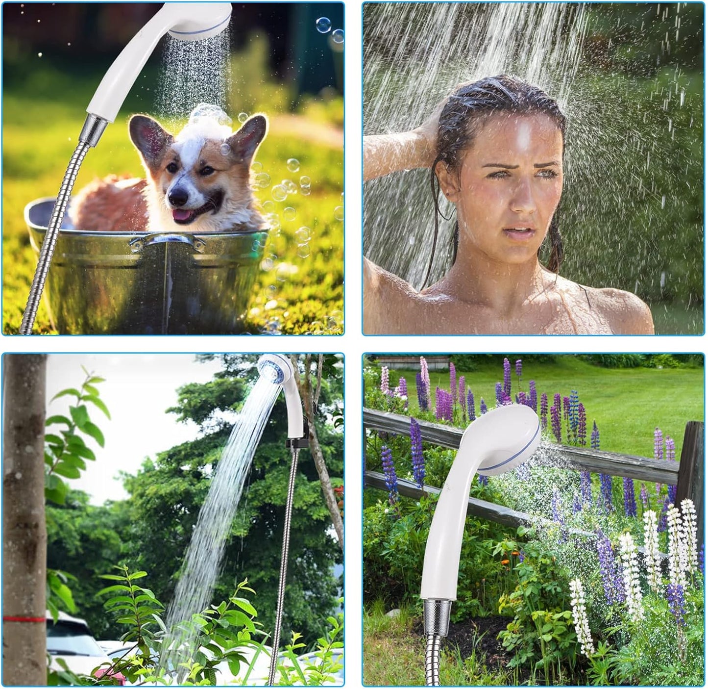 Portable USB Camping Shower for Outdoor Use